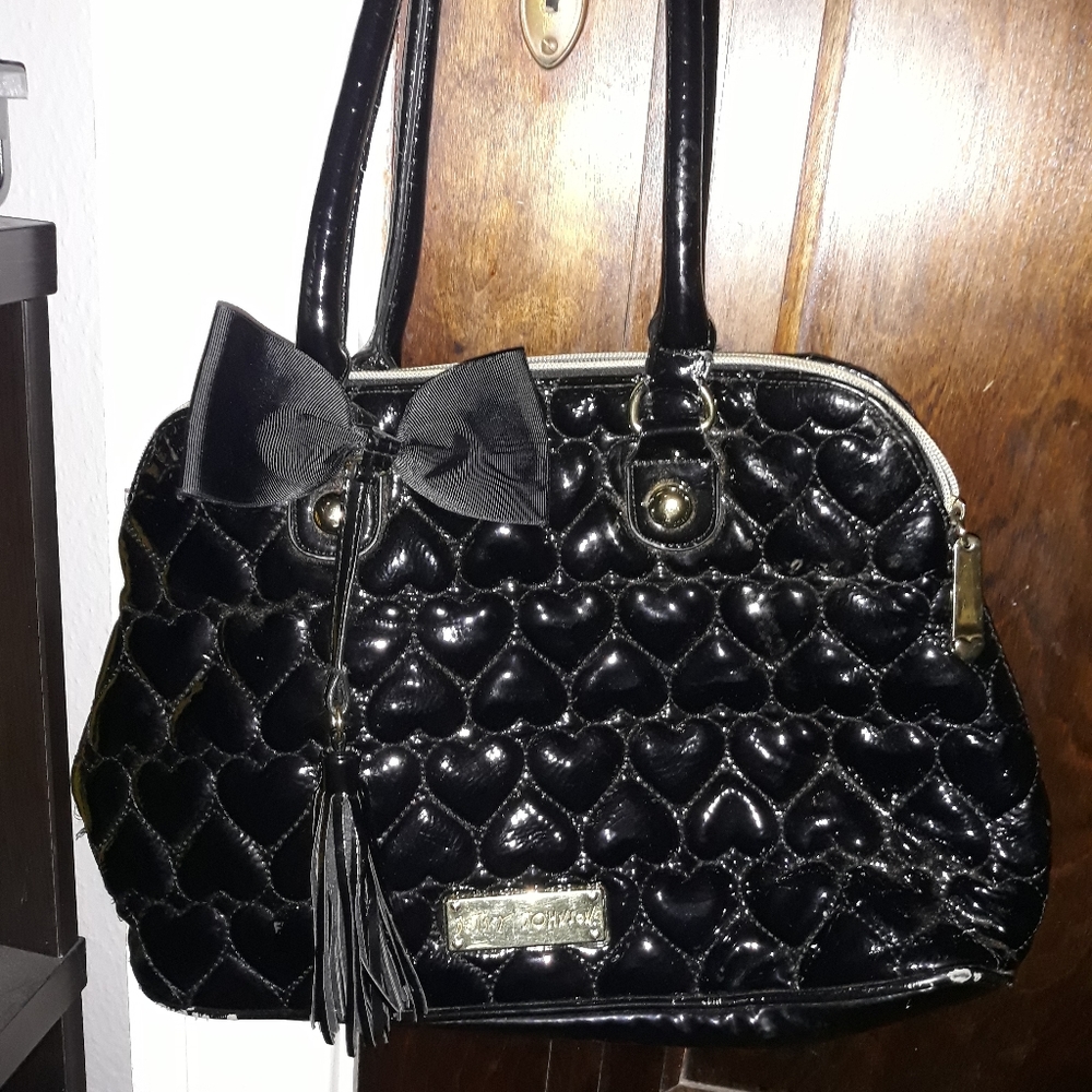 Betsey Johnson Black Purse